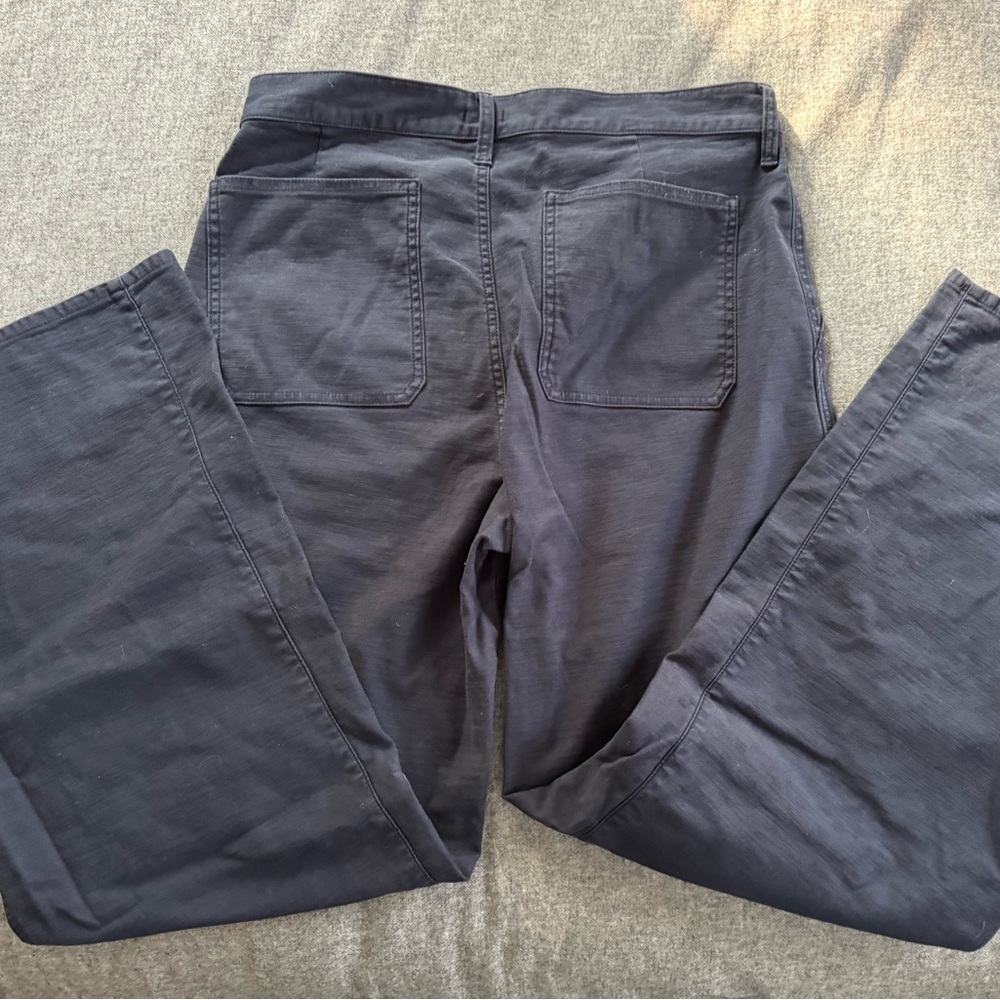 J Crew Camp Pocket Wide Leg Pants in Stretch Cotton - Picture 5 of 6